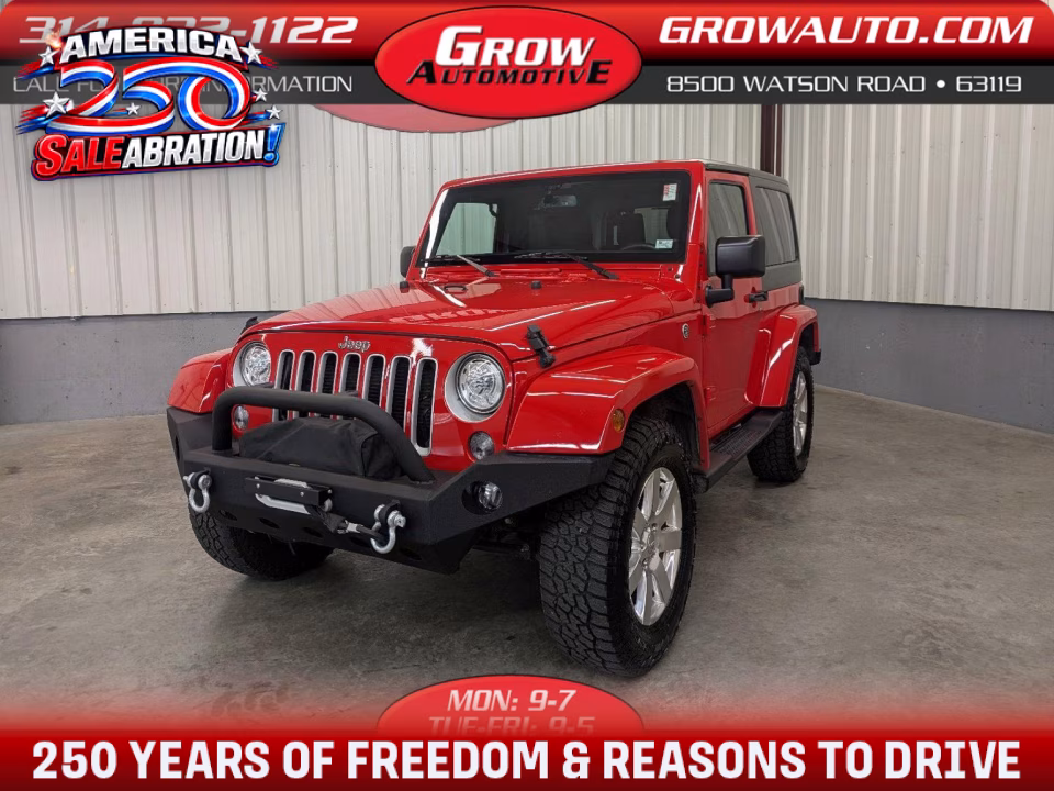 2017 Jeep Wrangler Sahara's photo